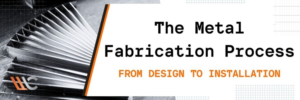 Header for the metal fabrication process blog post from west coast metal fab